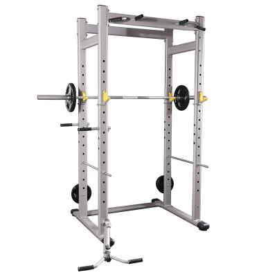 China Durable Hot Selling Adjustable Squatting Rack Barbell Rack Gym Sports Training Equipment Home Squatting Rack Fitness for sale