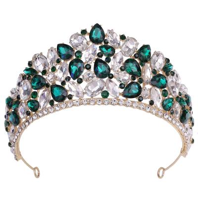 China Princess Queen Crown Pageant Crowns Crystal Bridal Crowns Tiaras Prom Rhinestone Wedding Party Crowns and Tiaras Crown for Women for sale