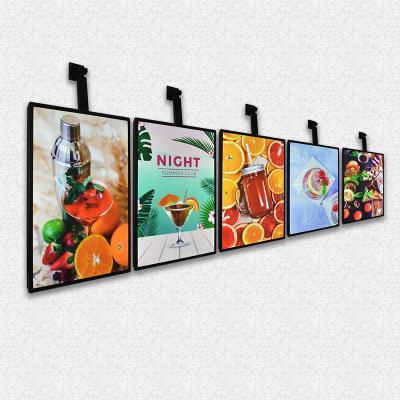 China Tea Store/Milk Shop/Restaurant/Hotel Advertising Company Hanging Light Box 27x40 Menu Board Public Light Box for sale