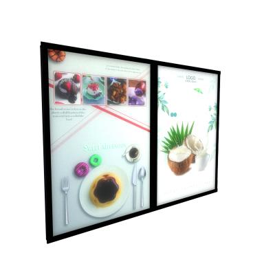 China Exhibition/decoration/advertising led backlit poster frame a3 led slim frame light box pop up menu board led light for sale