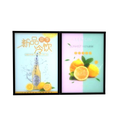 China Exhibition/decoration/advertising light box frame small led TV frame menu board light box restaurant for sale