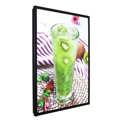 China Exhibition/decoration/advertising of light box backlit picture movie poster display led light frame for sale