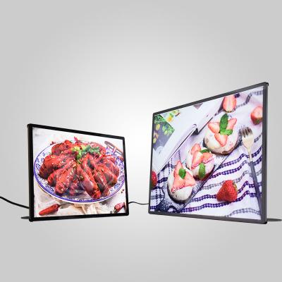 China Tea Shop / Restaurant / Hotel Store / Milk Fast Shipping Lighting Frame A1 A2 A3 A4 Led Portable Light Box Led Menu Light Box for sale