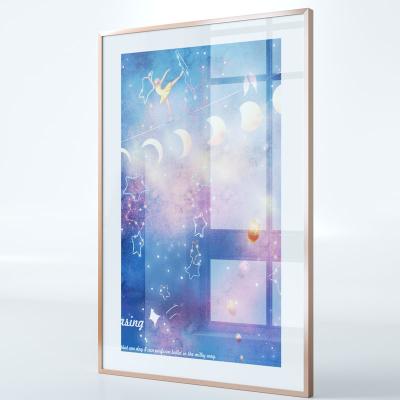 China Exhibition poster frame/decoration/advertising/office to advertise frame for 27x40 poster frame A1 A2 A3 A4 for sale