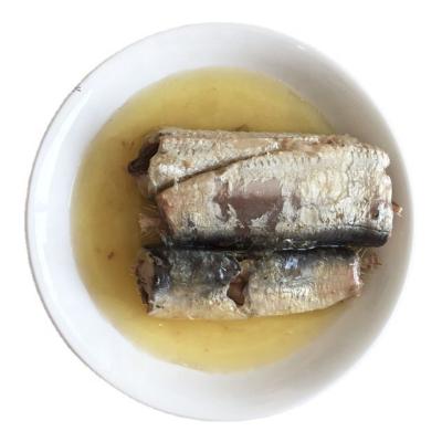 China Canned High Quality Standard Color Printed Tin Canned Sardine In Oil For EU Market for sale