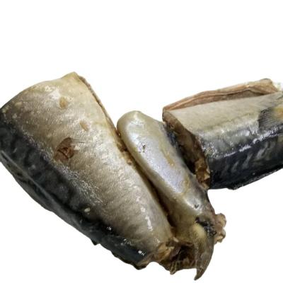 China 2021 new season canned 284g canned mackerel in brine canned fish for sale