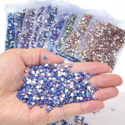 中国 Shinny Flat Back Rhinestone Crystal Ab Rhinestone For Nail Art Decoration Factory Direct Sale Of Sparkle Gold Wholesale Bottom 販売のため