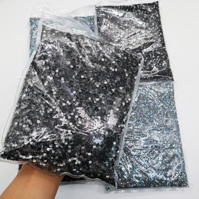 중국 Wholesale Flatback Factory Price 50 Lower Colors Package SS20 Crystal China DMC Hotfix Rhinestones Iron On Women Dress Pattern 판매용