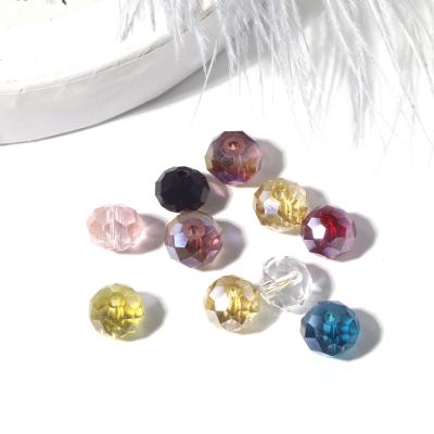 중국 Brilliant Pujiang Bling Factory Making Jewelry Glass Beads 3mm 4mm 6mm 8mm Rondelle For Jewelry Making 판매용