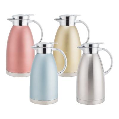 China 2022 new style PORTABLE coffee jug 304 stainless steel vacuum thermos flask American high quality vacuum coffee kettle for sale