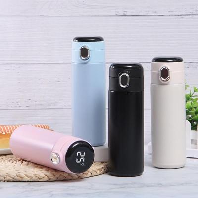 China PORTABLE 320ml Stainless Steel Vacuum Smart Mug with Temperature Display Water Bottle with Replaceable Battery for sale