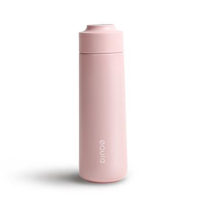 China PORTABLE high quality rechargeable equra LED USB thermos thermos vacuum flask smart temperature display water bottle for sale