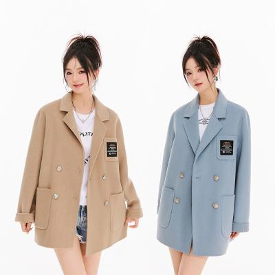 China Breathable Winter Woolen Coat Women Ladies Overcoat Trench Coat For Ladies Women for sale