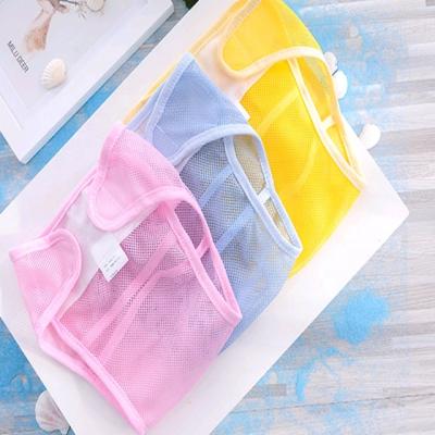 China Summer Anti-static Diaper Pants Mesh Breathable Water Mesh New Diaper Bag Washable Baby Pants for sale