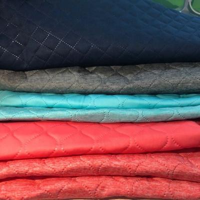 China 100% polyester ultrasonic quilting fabric anti-static for cotton apparel and home textiles for sale