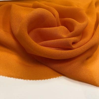 China China Hot Selling 100% Polyester Memory Crepe Chiffon Fabric For Ladies' Dress for sale