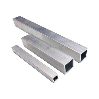 China Iso9001 Powder Coated Aluminium Box Section 7050 Alu Square Tube for sale