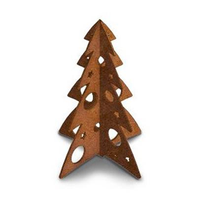 China Laser schnitt Stahlweihnachtsbaum SGS Weihnachtsdekorations-Handwerk Corten für Garten-Verzierungen zu verkaufen