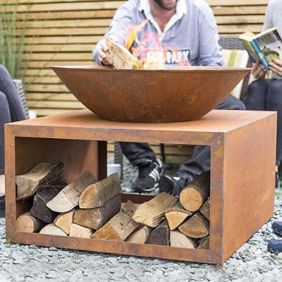 Cina Decorazione del giro di Firepits dell'acciaio di Corten del paesaggio del giardino in vendita