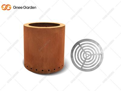 China Aquecimento redondo simples 35cm Dia Corten Fire Pits à venda