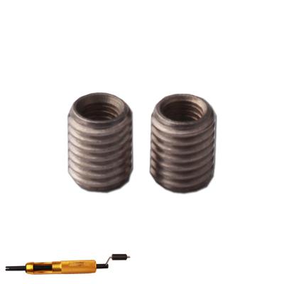 China 12*1.75 1d 1.5d 2d 2.5d 3d Stainless Steel Aluminum Threaded Concrete Inserts for sale