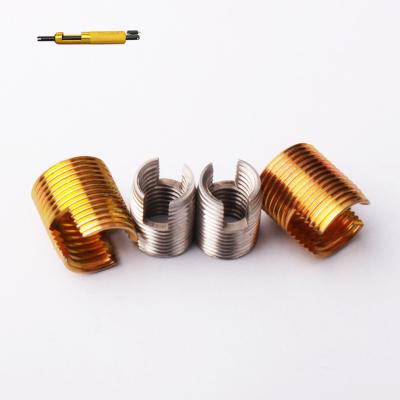 China Wire Ties 302 Self Tapping Threaded Inserts with Cut Holes for sale