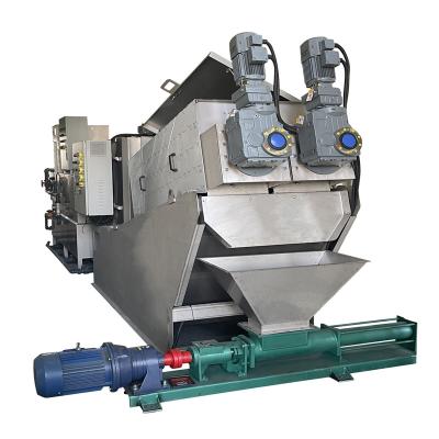 China Sewage Treatment Volute Screw Press Slurry Machine Sludge Screw Press Dewatering Sludge Dewatering For Sewage Treatment for sale