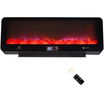 China Automatic Tip-off Protection Hot Sale Winter Essential Heater Dual Use Wall Mounted And Ground Mounted Fireplace Flame Effect Space Room Electric Heater for sale