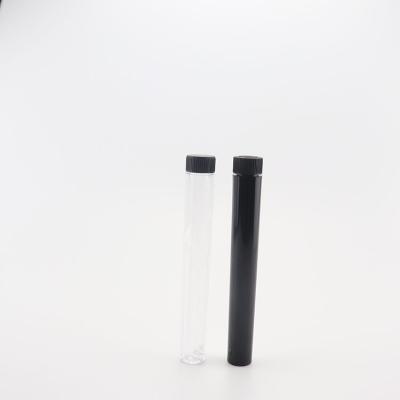 China Pharmaceutical Child Safe 130mm Tube With Plastic Lid Custom Printed Glass Tube With Screw Cap Roll Pre Common Packing for sale