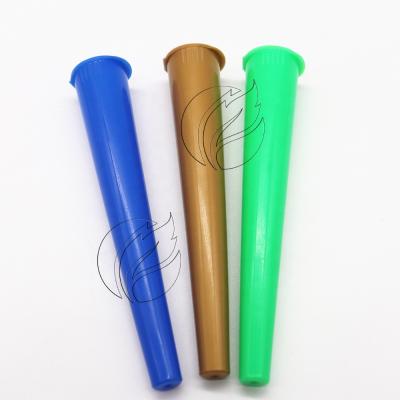 China Medicine 109MM Child Resistance Noise Cone Tube CR Top Joint And Pre Cone Blunt Tubes Rolls Cone Plastic Doob Holder for sale