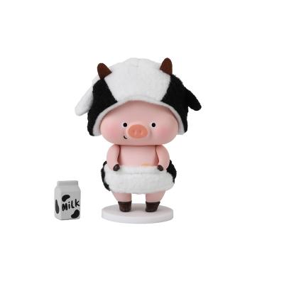 China Custom Europe Cute Pig Anime Blind Box PVC Toys Birthday Gift For Children Kids Blind Box for sale