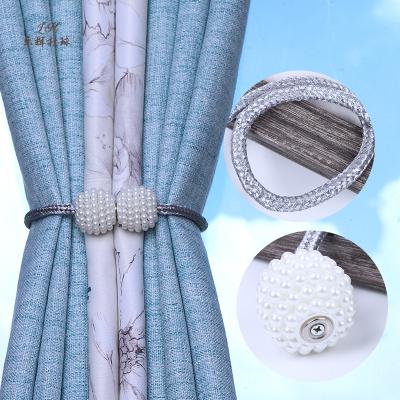 China Transitional Single Type Magnetic Bead Loop Curtain Strap Accessories String Accessories for sale