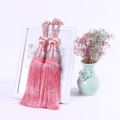 China Wholesale Tennis Transitional Thread Gold Ball Curtain Strap Tie Rope Curtain Accessories Spot Hanging Wholesale for sale