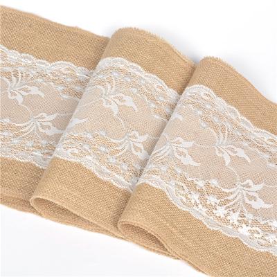 China Jacquard Table Runner Lace Tablecloth Christmas Craft Wedding Decoration Table Cloth Runner for sale