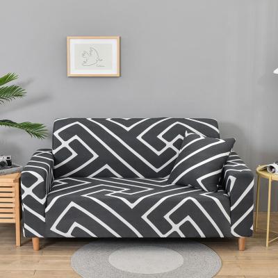 China High Elasticity Printing Silk Sofa Cover Combination Sofa Cover Dustproof And Cat Scratch Of 28 Styles Modern Hot Selling Milk for sale