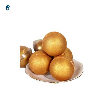 China Rose Gold Glitter Inside Private Bath Fizzers Multi Color Ball Handmade OEM Logo SPA Bath Bombs Floating With Aroma Oil Ball Shape for sale