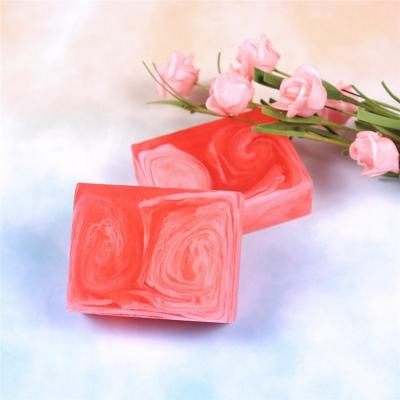 China OEM Rose Essential Oil Handmade Natural Organic Glycerin Base Cleansing Soap for Skin Care for sale