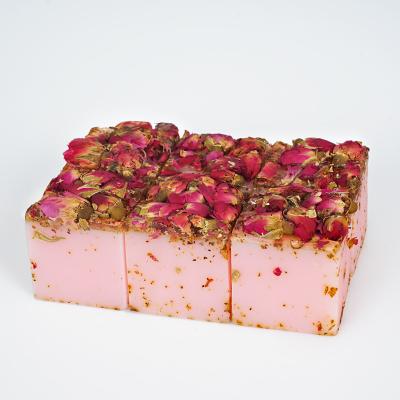 China Basic Cleansing Private Label Yoni Soap Bar Organic Vaginal Whitening Rose Oil Flower Hand Made Natural Soap for sale