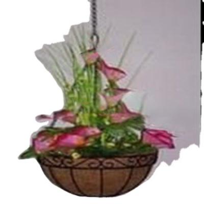 China Home Decoration Galvanized Steel Hanging Basket for sale