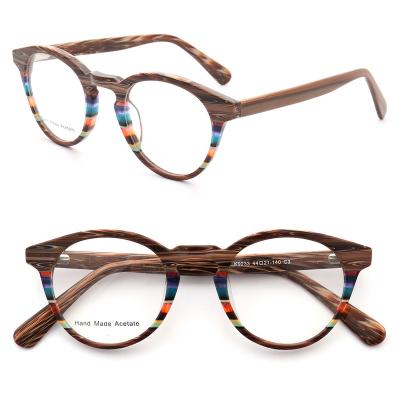 China New Quality ACETATE Custom Classic Handmade Glass Acetate Glasses Eye Glasses Optical Frames for sale