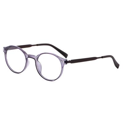 China New Retro Full Rim Frame Metal Frame TR90 Optical Glass Style Glasses Frame Anti-blue Light Optical Glasses for sale