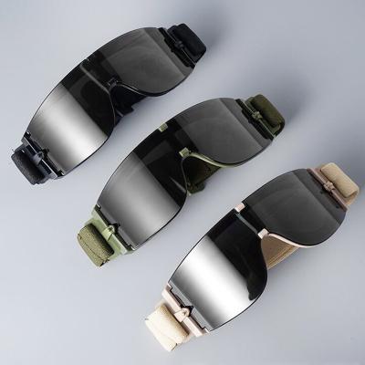 China Other Wholesale High Quality Military Glass Anti Fog Glasses Tactical Military Shooting Tactical Ballistic Goggles for sale