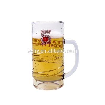 China 500ml Half Liter German Beer Mug Glass Sustainable for sale