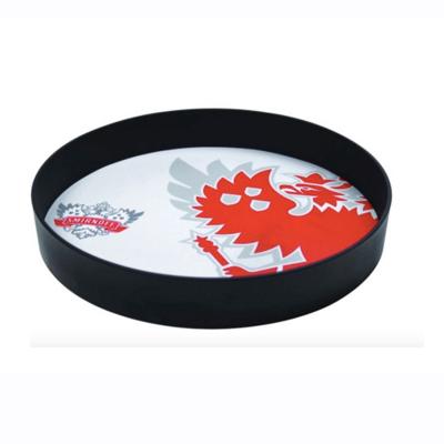 China Custom Printed Serving Tray Eco - Friendly Plastic Serving Tray for sale