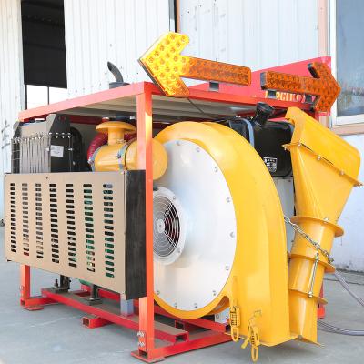 China Manufacturer Wholesale Gasoline Hair Dryer Road Blower Cleaning Snow Blower on Front End Loader for sale