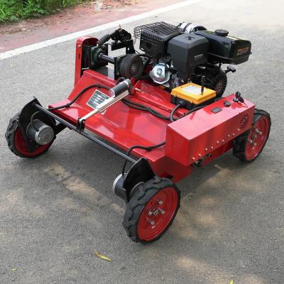 China High Quality Electronic Remote Control 4-Stroke Lawn Mower Grass Cutter Lawn Weeding Tractor for sale