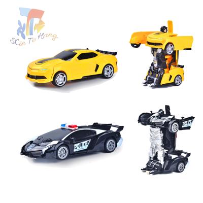 China Rechargeable Safety Stunt Racing Car Toys Super Car Toys Remote Control Deformation Car for sale