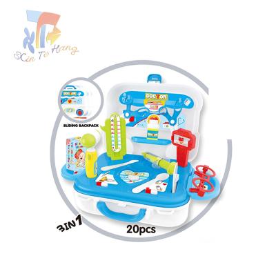 China Safety Kids Plastic Mini Pretend Operation Table Play Doctor Toys Set for sale