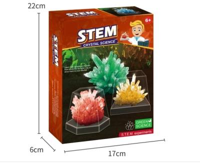 China Safety Learning Educational Toys, Color Learning Guide, Grow 3 Vibrating Crystals Crystals Grow Science Experiment STEM Toys for sale