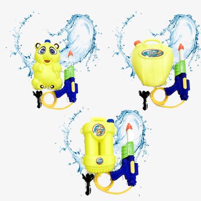 China 2021 safety new product ideas water guns, powerful gun squirt gun, backpack toy for sale